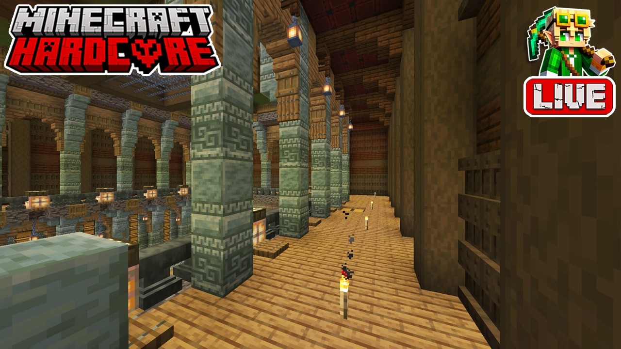 🔴 LIVE 🔴 Reworking my New Storage Area in my 54,900 Day Hardcore Minecraft World