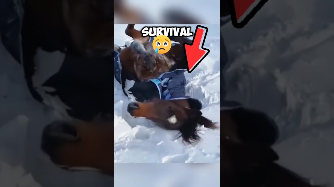 Save frozen Horse #ytshorts #rescue