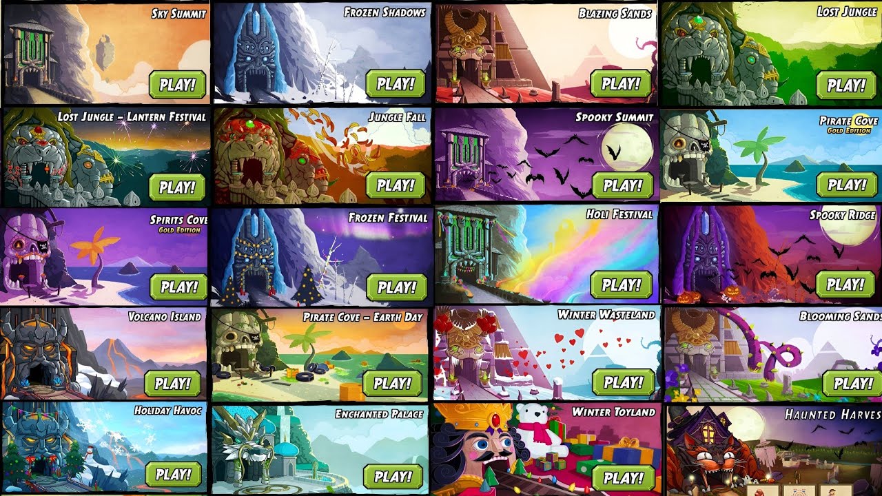 Temple Run 2 All Maps 2013 - 2025