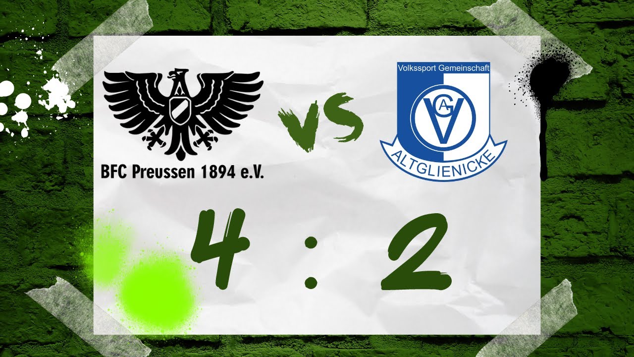 BFC Preussen - VSG Altglienicke II  HIGHLIGHTS |  BERLIN LIGA | BFC PREUSSEN TV