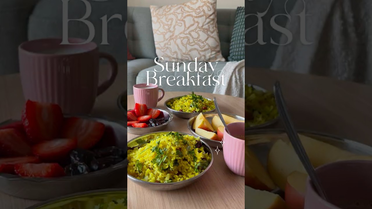Sunday breakfast | ASMR 🍓 ☕️ #breakfast #vlog #asmr #food #aesthetic #shorts