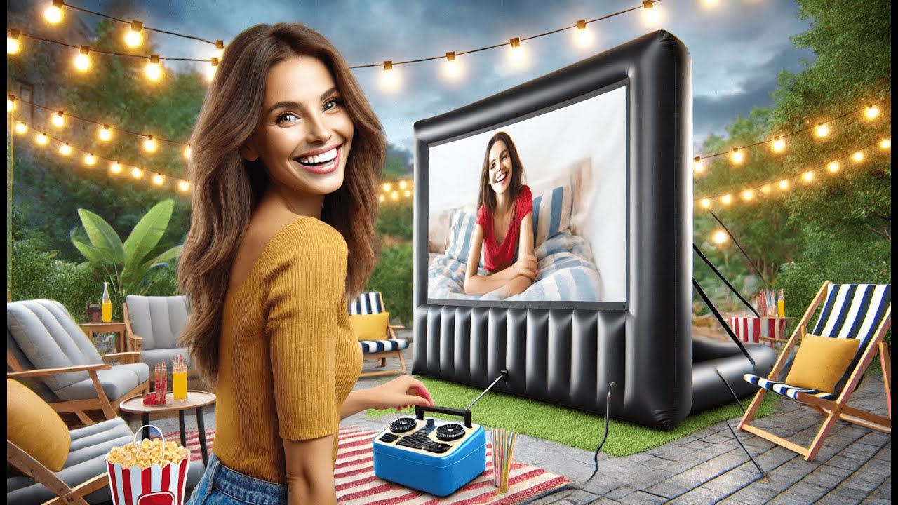 🎬 CZGBRO Inflatable Projector Screen | Best Inflatable Outdoor Screen 🎬