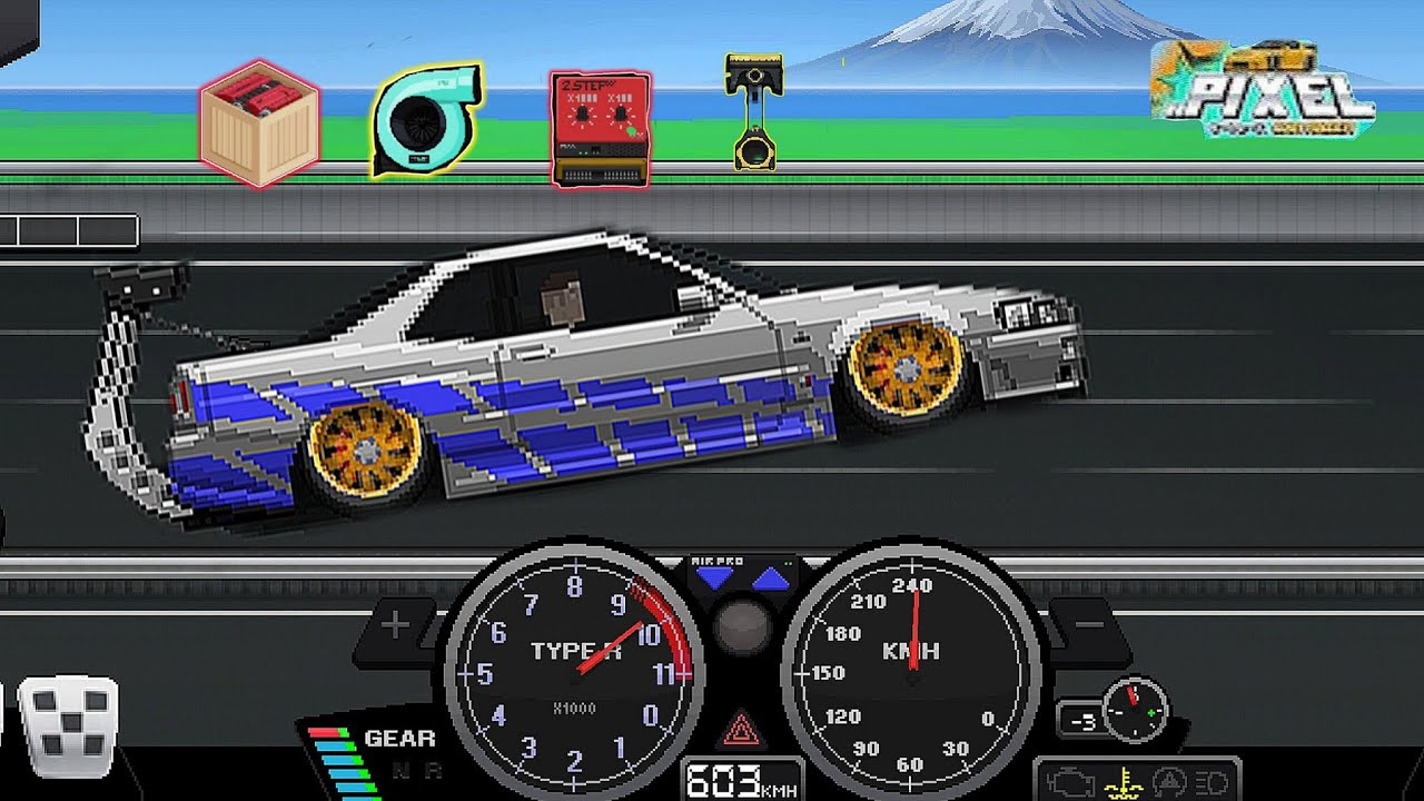 Pixel car racer 🥶GTRR35 Godzilla🔥