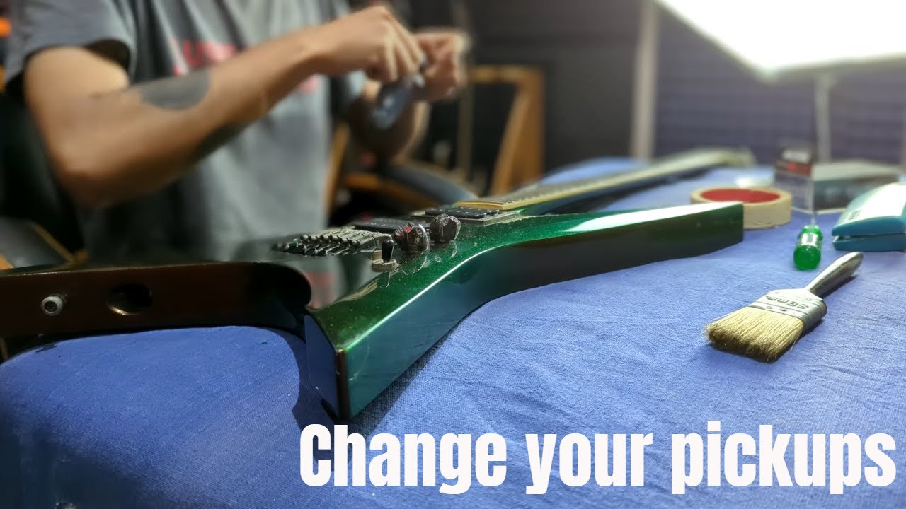How To Change Your Pickups For A Better Sound |  Ibanez #xiphos with #nazgul
