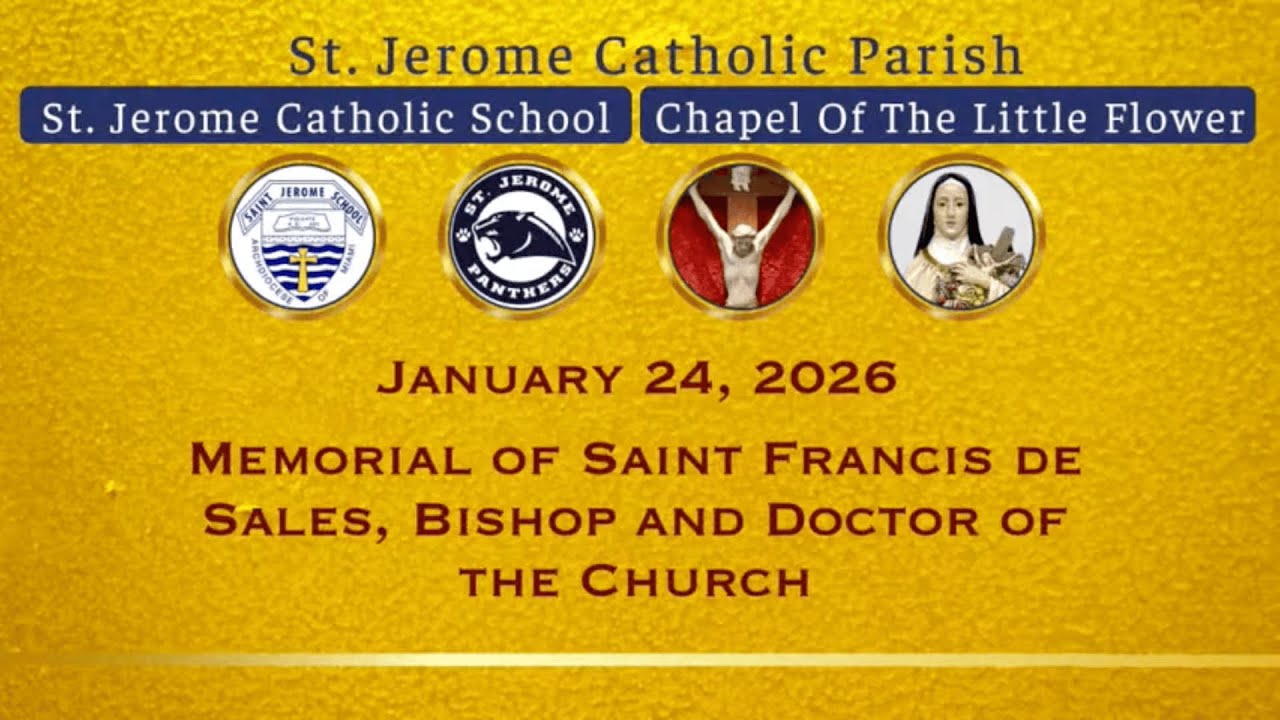 Catholic Mass Today | Daily Mass |  St. Jerome Catholic Church and School Live Stream