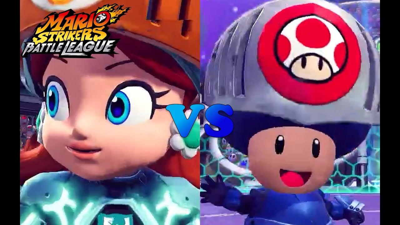 Mario Strikers: Battle League - Daisy Boomerangs vs Toad Heroes (Strikers Showdown Match 14)