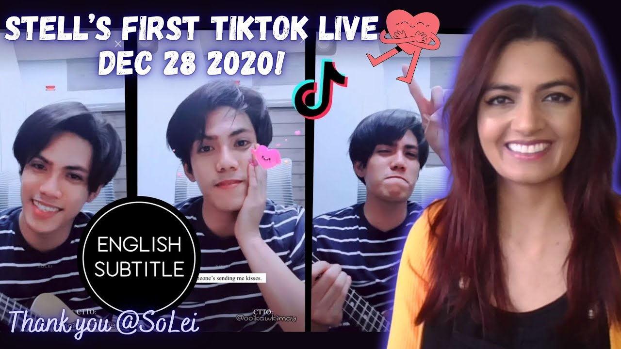 He was always perfect at this | STELL's First Everrrr TIKTOK LIVE! Be prepared to get serenaded! ❤️