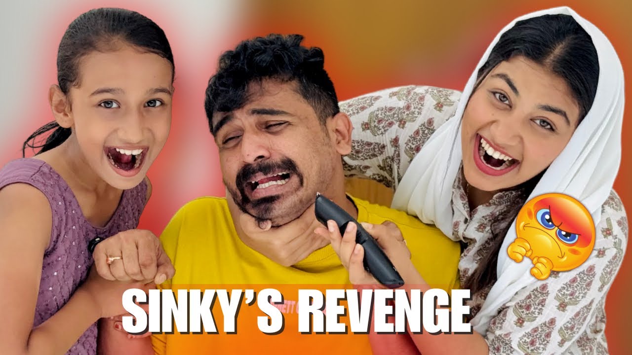 Sinky തന്ന PRANK പണി 😭താടി വടിച്ചു FAMILY & PUBLIC REACTION 🤣