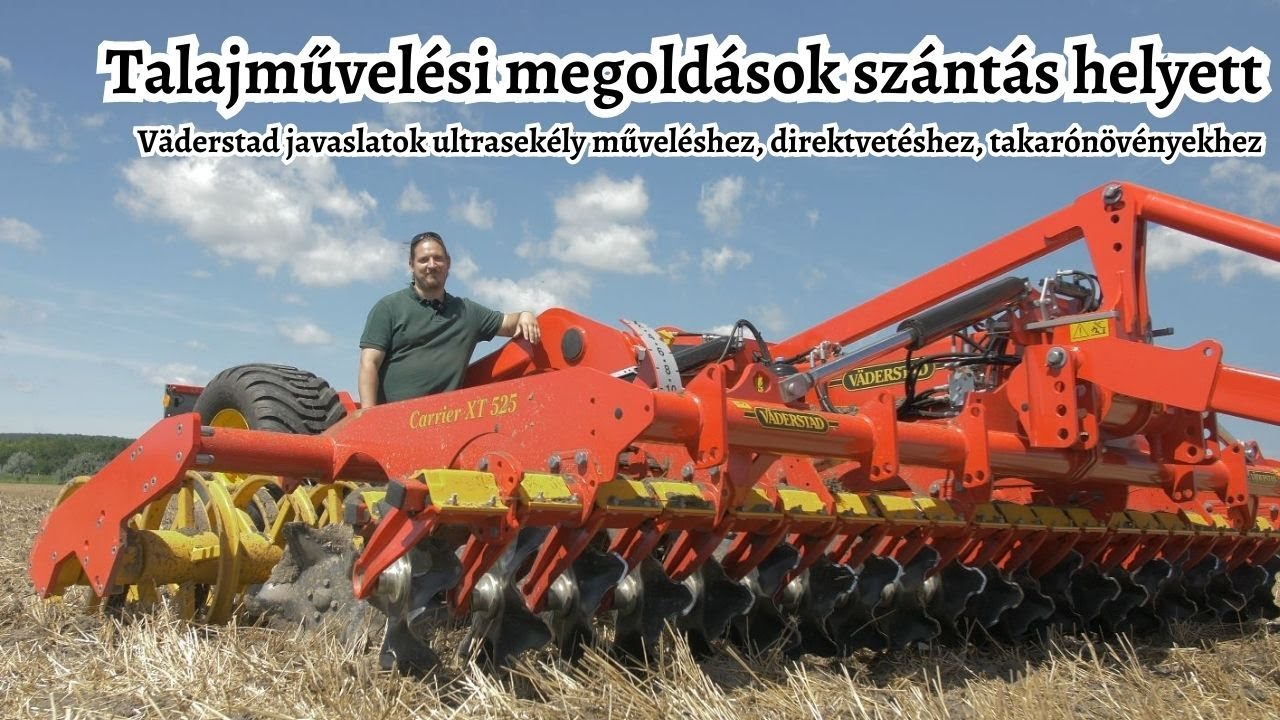 Van megoldás szántás helyett? - Väderstad javaslatok ultrasekély műveléshez, direktvetéshez