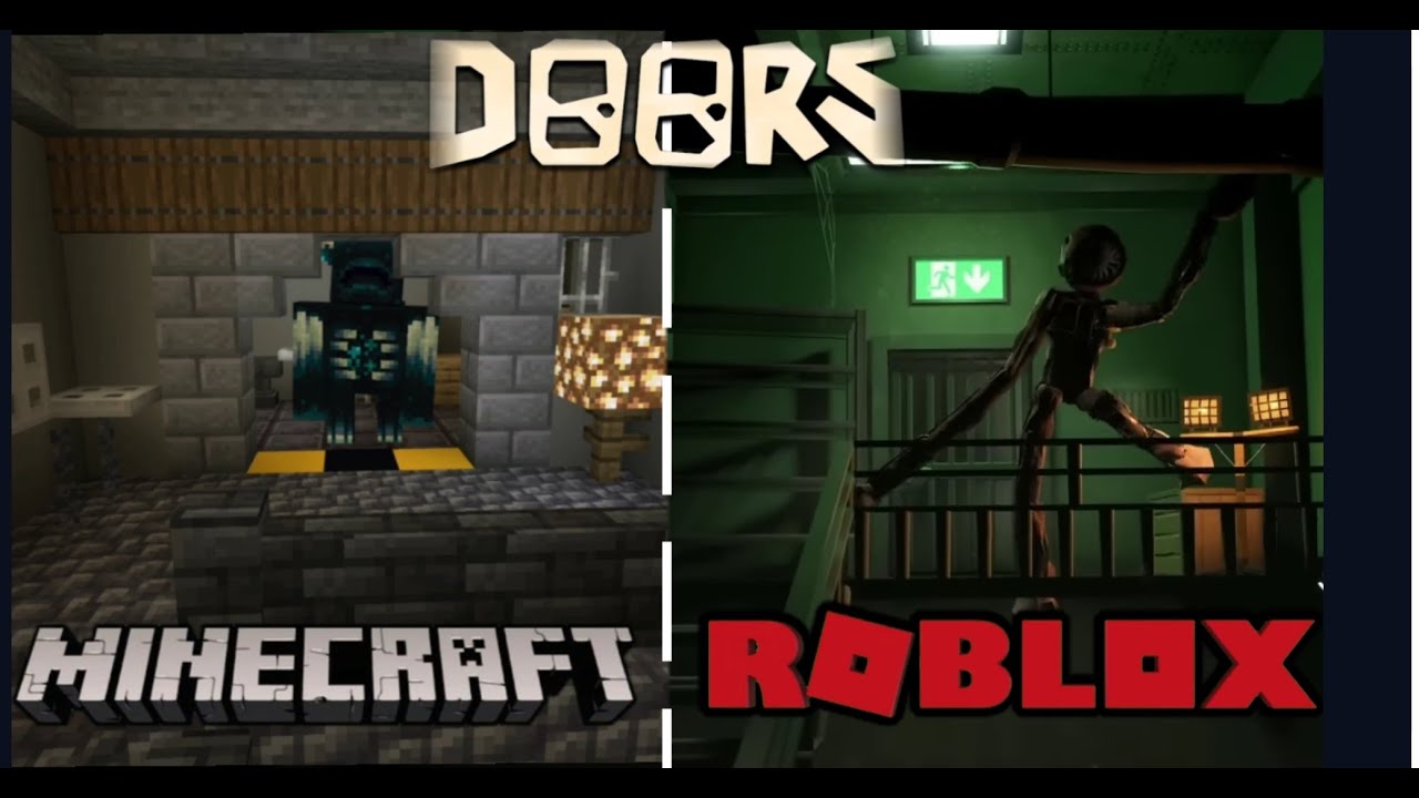 Roblox DOORS Door 100 SHOWCASE In Minecraft (ENDING CUTSCENE) #roblox #doors #minecraft