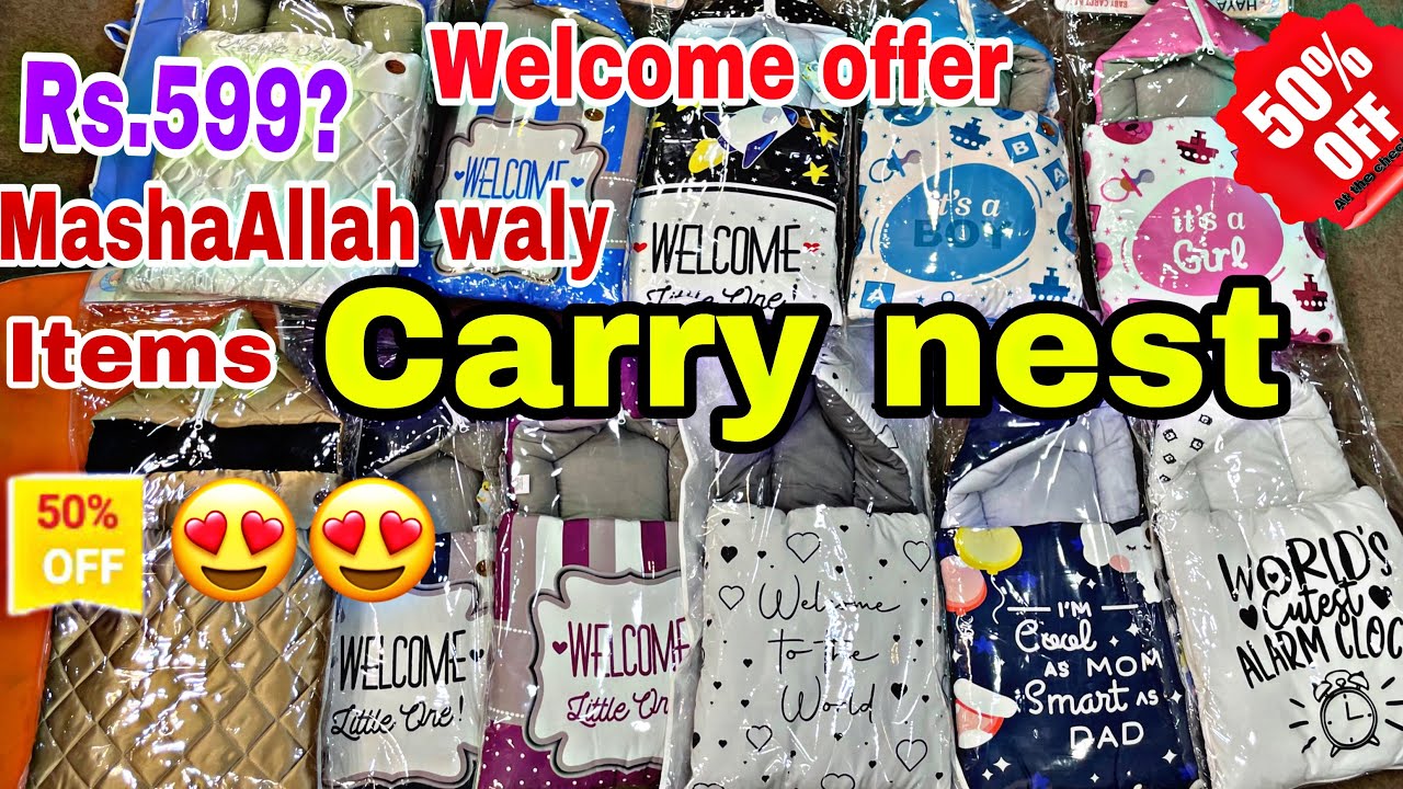 Born Baby’s Carry Nest high quality😍50%Off🥵Welcome & MashaAllah Carry nest comforter set@saudnabeel 