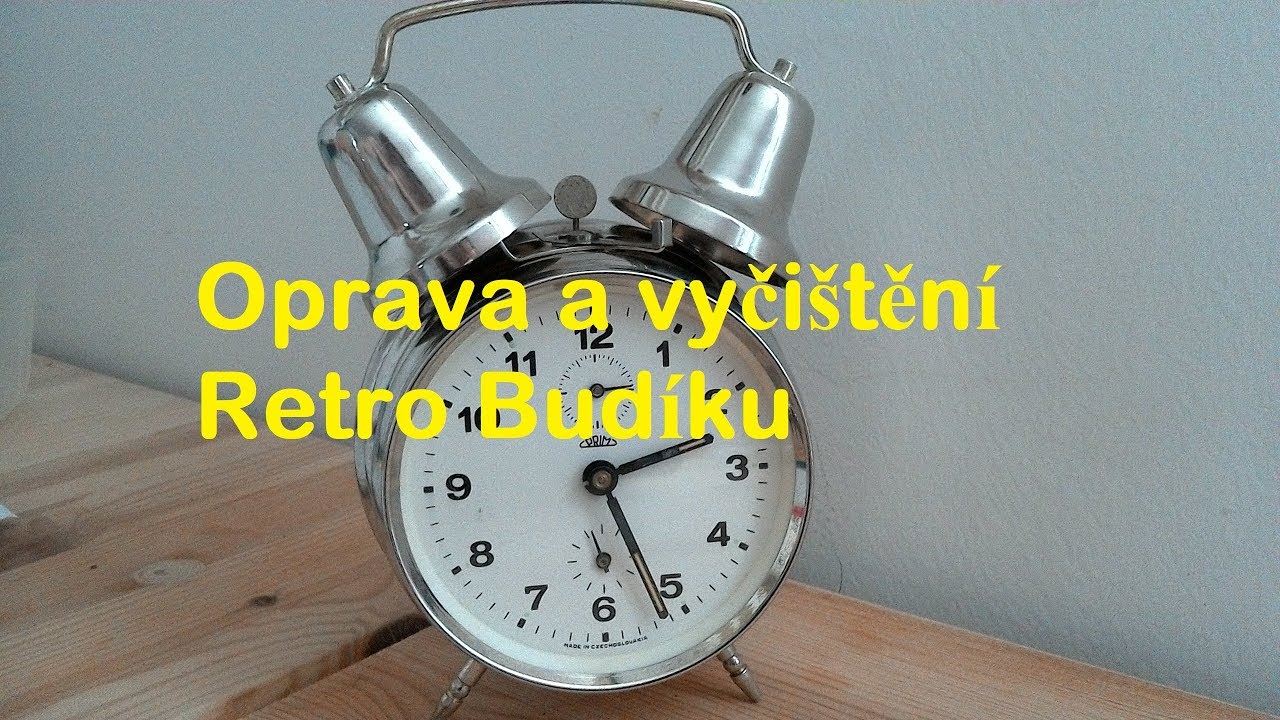 Oprava a vyčištění Retro Budíku