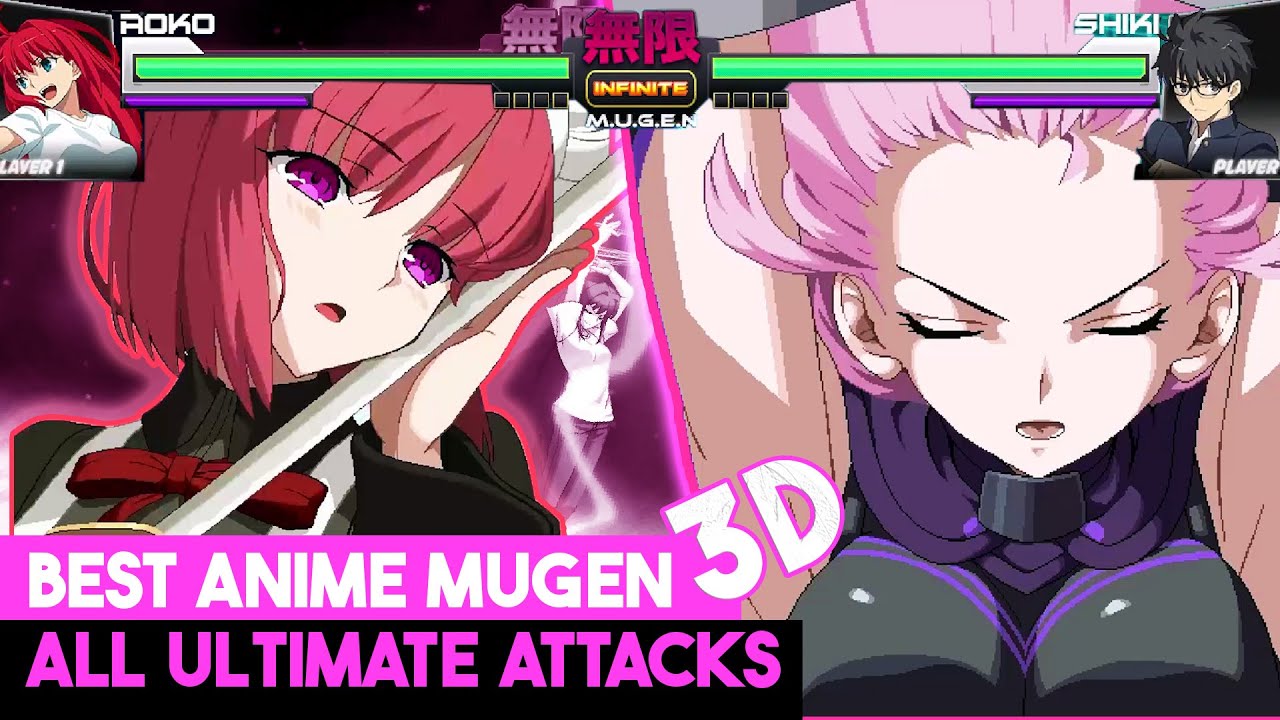 (2023) 160+ Character's I All Ultimate Attacks - Anime War 3D MUGEN PC / Android【PART 1】