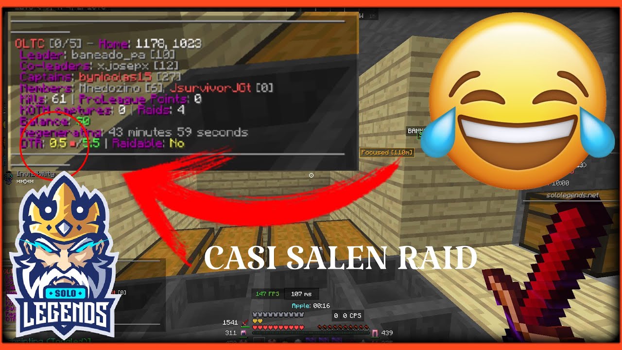 POWER FACTION ME CAMPEA Y TERMINO RAGEANDO | TERMINA MUY FEO | MINECRAFT HCF SOLOLEGENDS