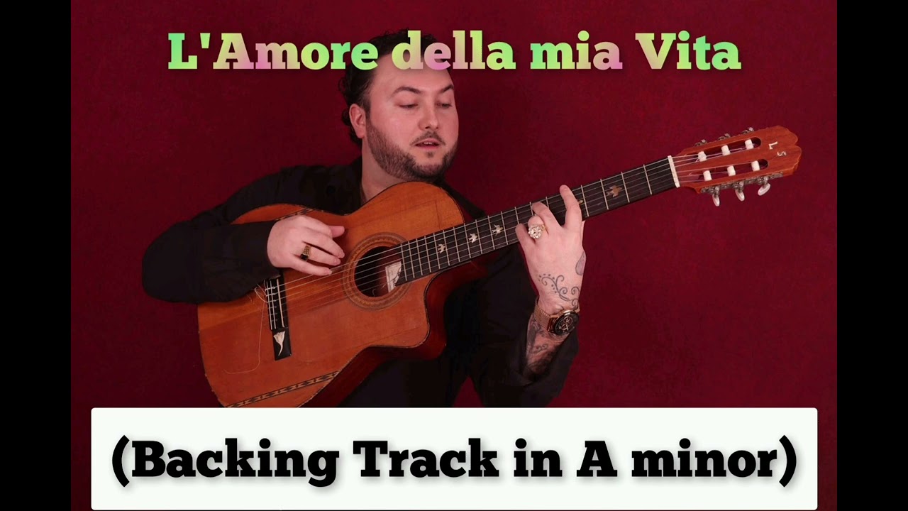 Sandro Lorier - L'Amore della mia Vita (Backing Track in A minor) 🎸
