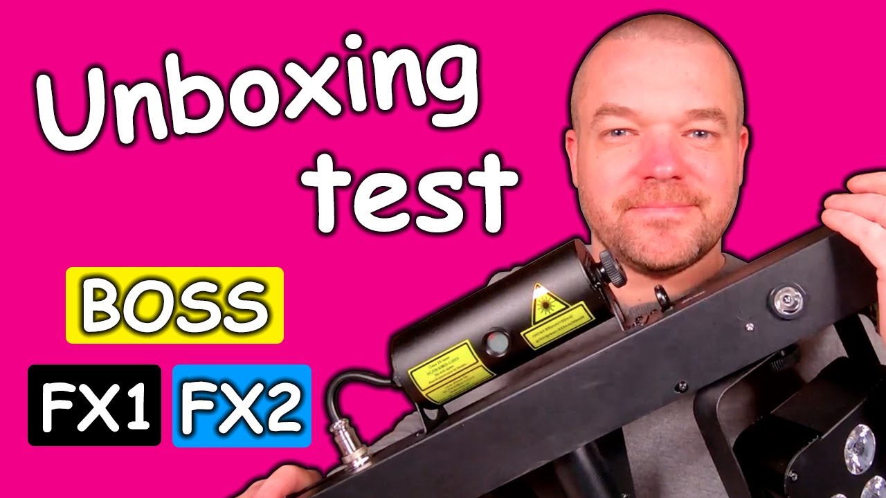 UNBOXING TEST BOSS FX1 FX2