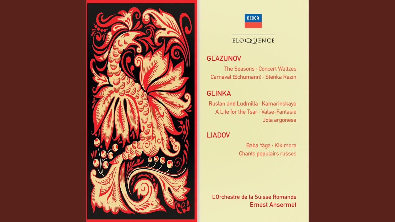 Glazunov: Concert Waltz No. 1 in D, Op. 47
