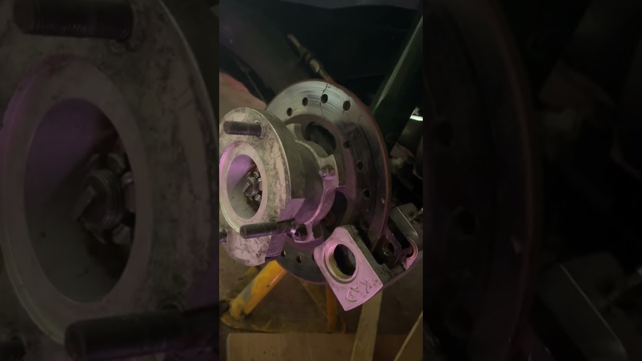 Lucky near miss.  Classic mini rear hub failure.