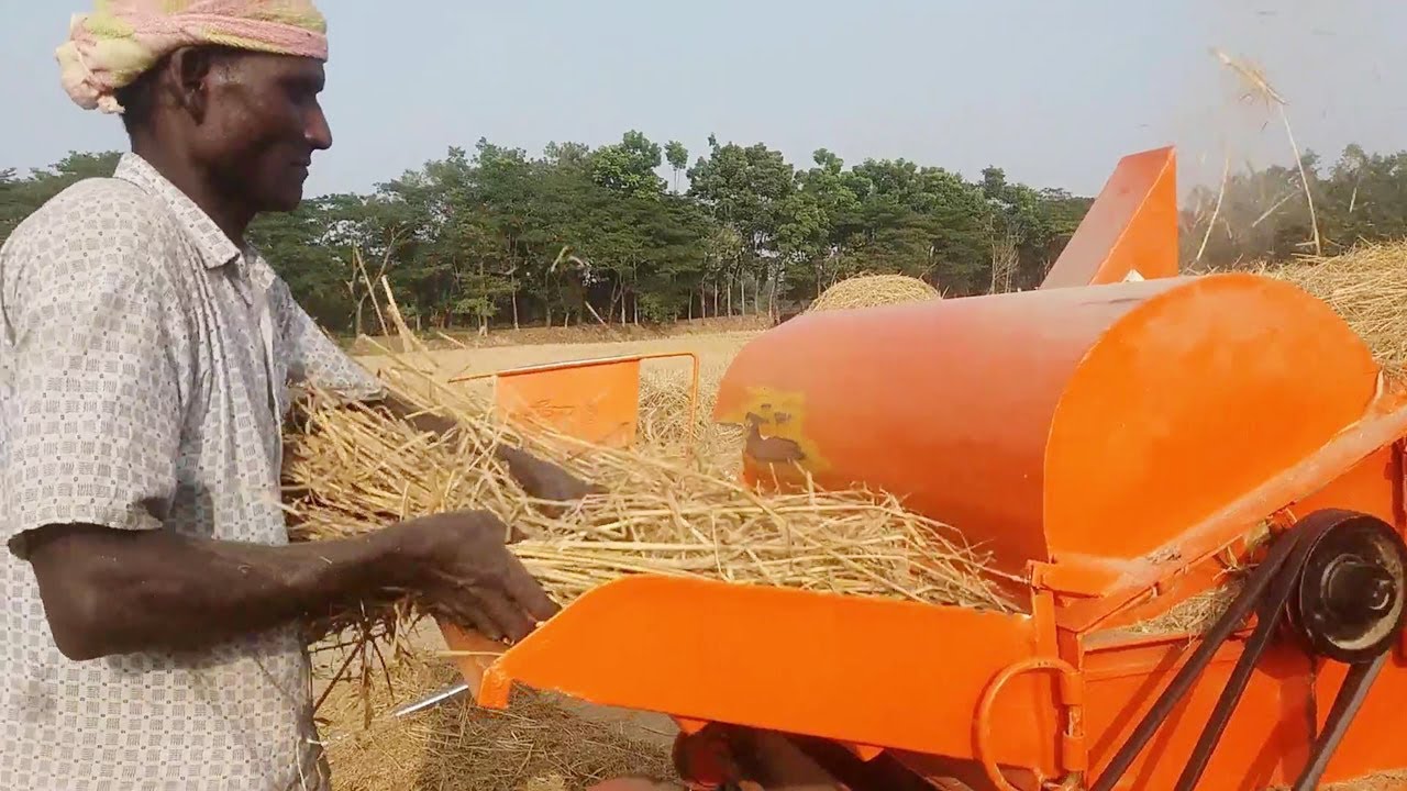 Champion in Rice .Threshing Contest .FASTBELT .Rice .Thresher