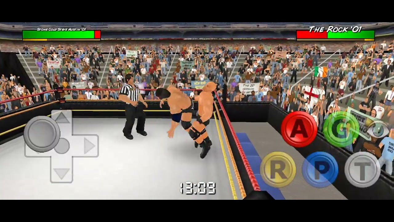 Stone Cold Vs the Rock WM 17 I got injured pt 1