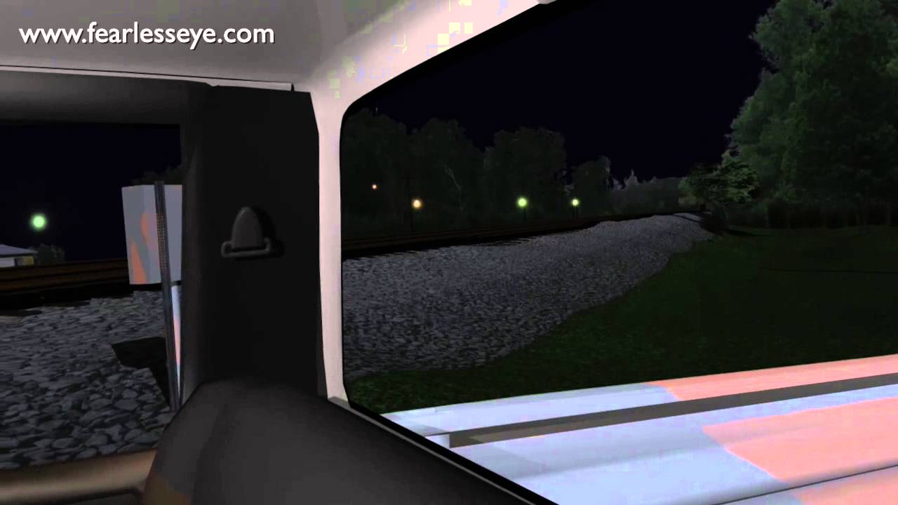 Fearless Eye, Inc. -&nbsp;Rawls v. Union Pacific Railroad:  Driver view animation