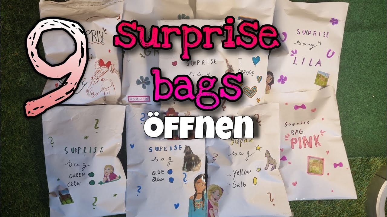 OMG ! Ich öffne 9 SURPRISE BAGS🙈🥹Schleich