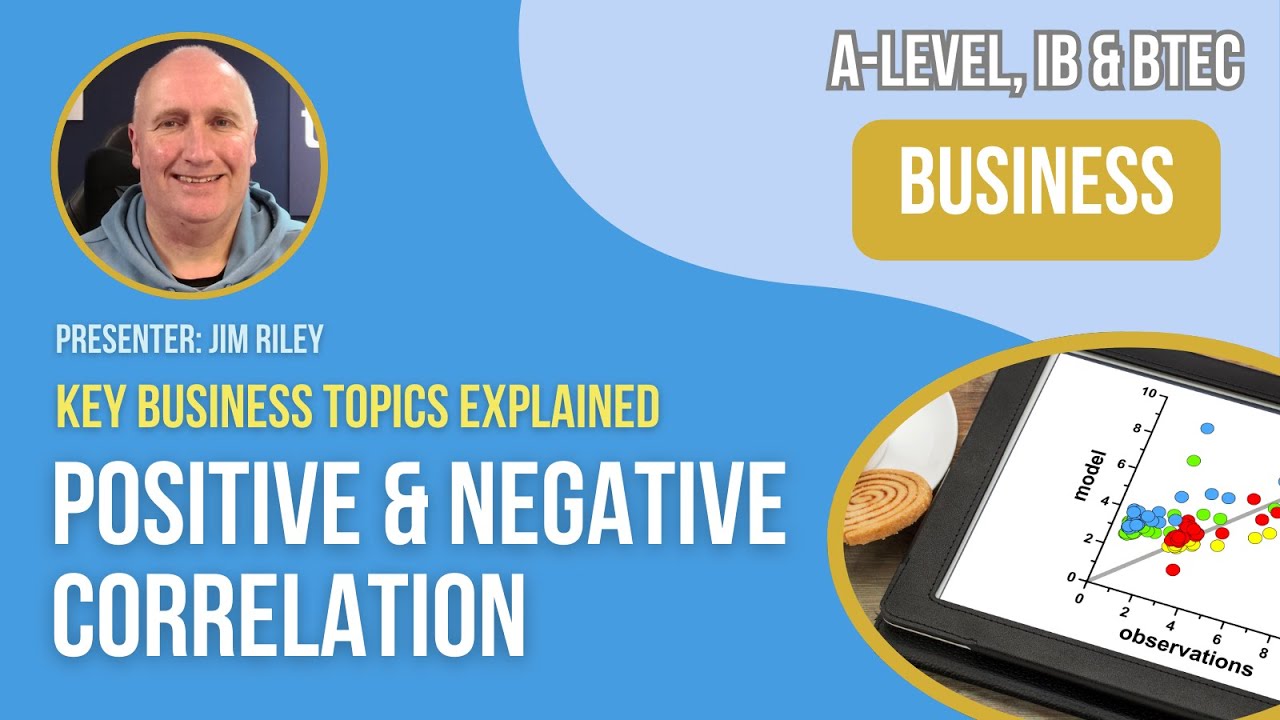 Corr&eacute;lation positive et n&eacute;gative | A-Level et IB Business