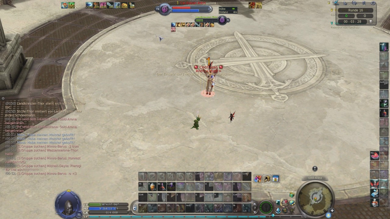 AION 5.3: Gold Arena vs 74 Bard