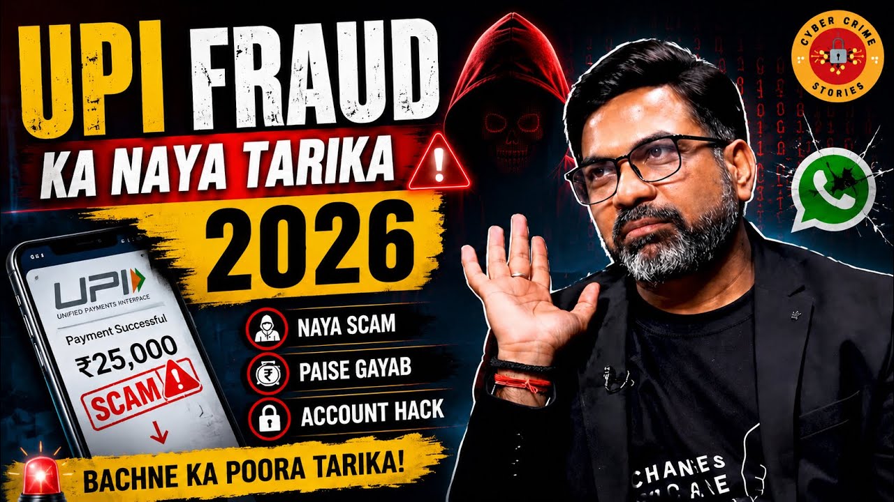 UPI Fraud Ka Naya Tarika 2026 | Cyber Crime | Cyber Security | Cyber Awareness | UPI Payment
