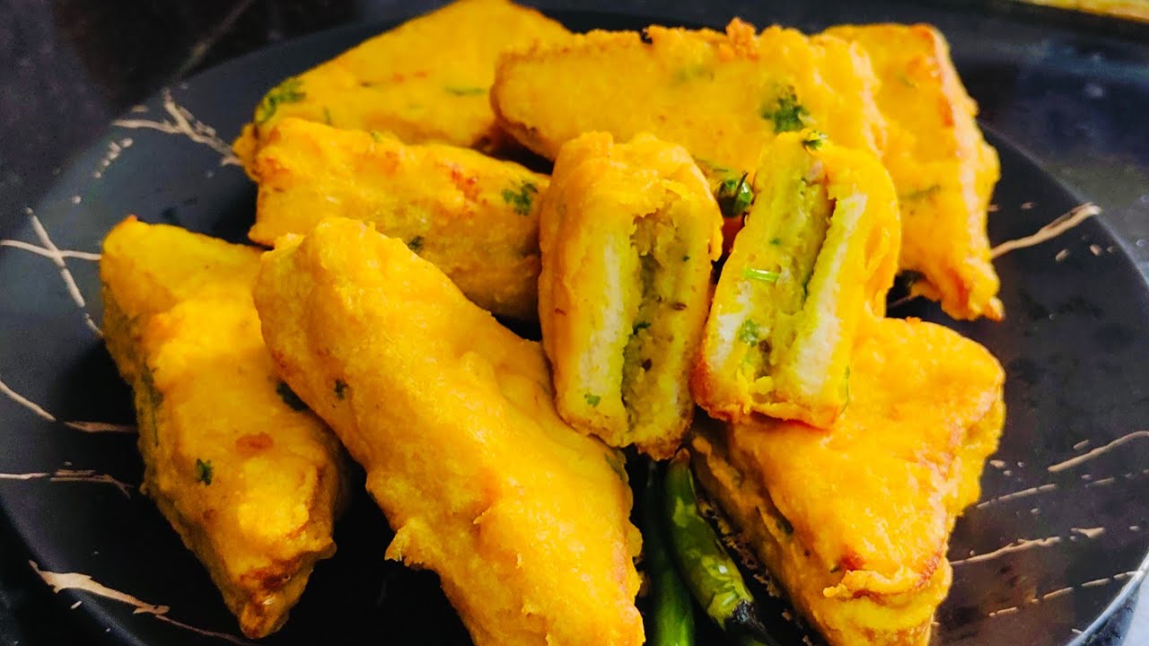 रोजेदार बच्चों के लिए क्रिस्पी ब्रेड पकौड़ा Bread Pakoda Recipe। Ramdan Special।  Iftar Street Food 