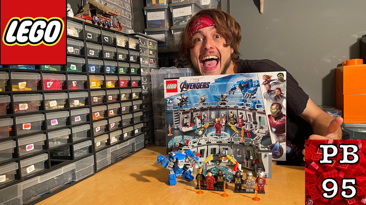 LEGO SET #76125 AVENGERS ENDGAME IRON MAN HALL OF ARMOUR REVIEW!!! (SO MUCH ROOM FOR ACTIVITIES)