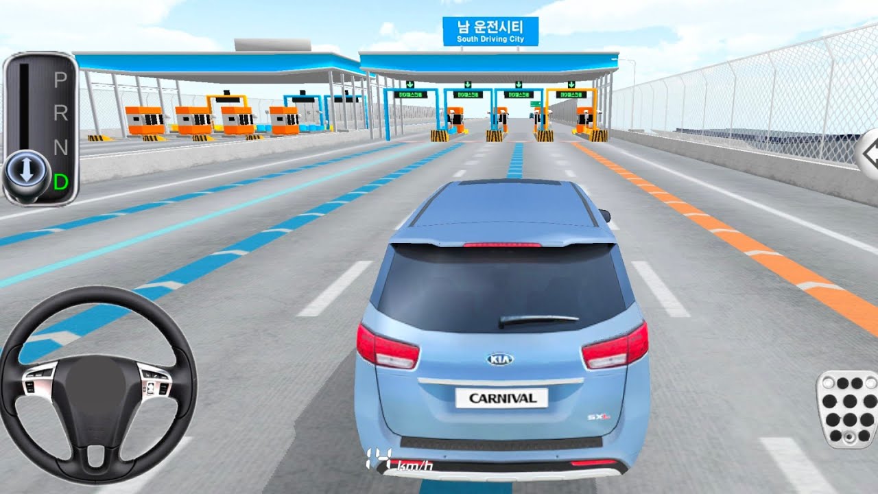 new blue kia carnival car3d Driving Class android game play video || Car Game #gameplay #cargame
