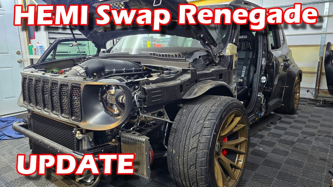 Обновление Jeep Renegade с заменой двигателя HEMI