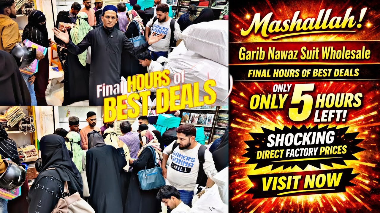 MASHALLAH RESPONSE 🎊 FINAL HOURS OF BEST Deals 5 Hours Left Visit The Store Exciting Prices 😱 