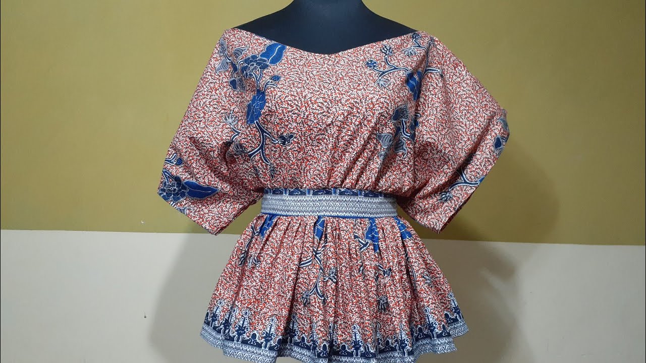 How To Make Off Shoulder Kimono/Peplum Top