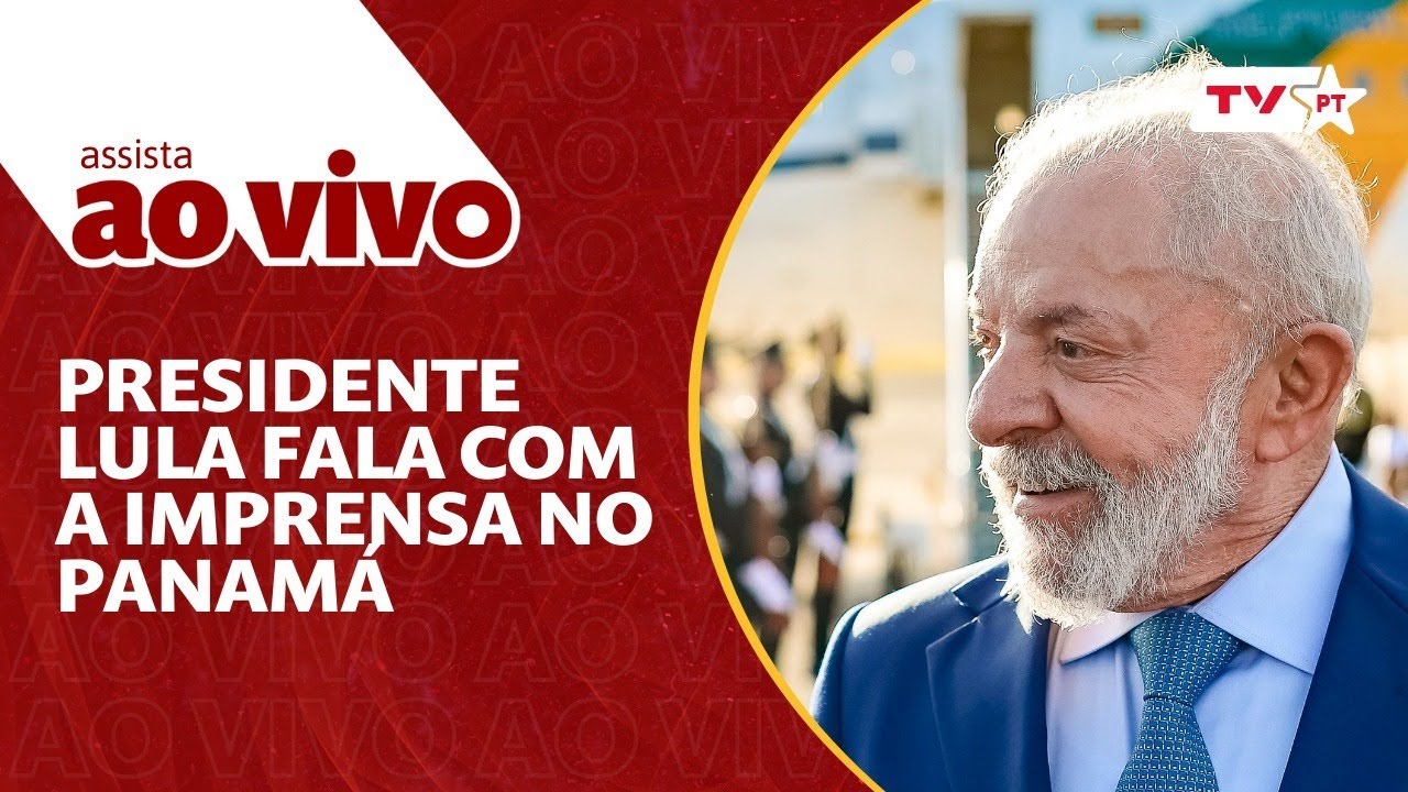 Presidente Lula fala com a imprensa no Panamá