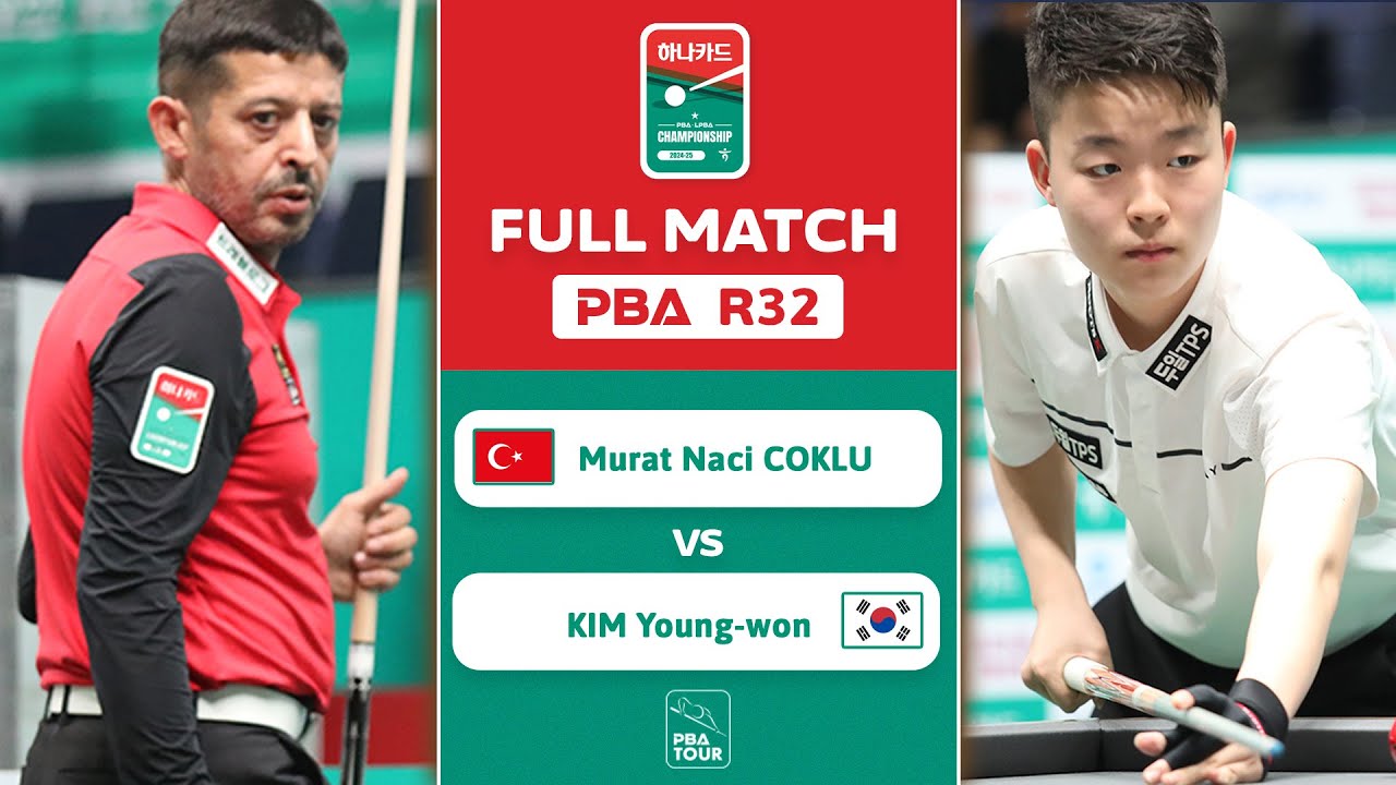 FULL MATCH: Murat Naci COKLU - KIM Young-won | PBA R32 | Hana Card Championship 2024