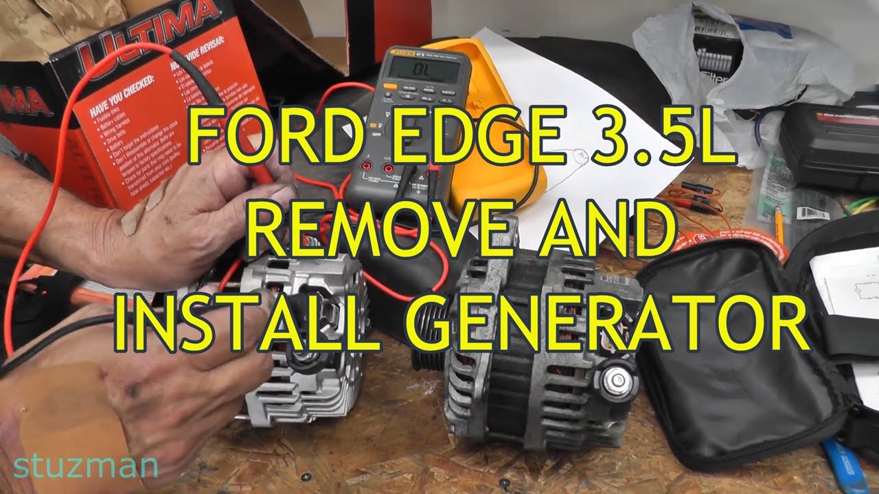 Ford Edge 3.5L, Removal and Replacement of Generator