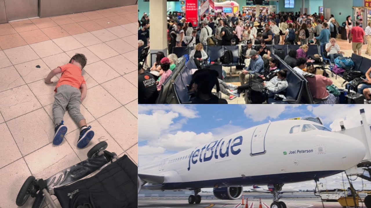 Passengers say they were put on the streets &lsquo;like animals&rsquo; after JetBlue flight to Boston delayed