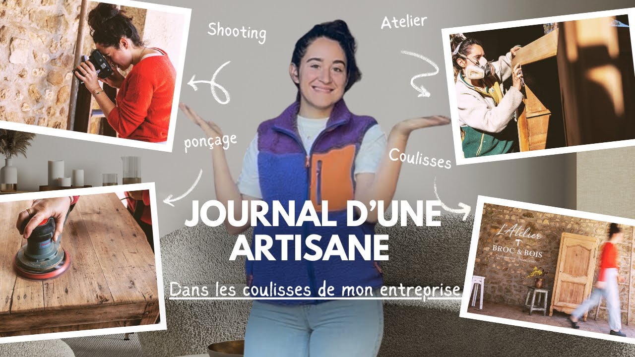 Rénovation de meubles anciens | Journal d’une artisane – VLOG, coulisses de mon entreprise