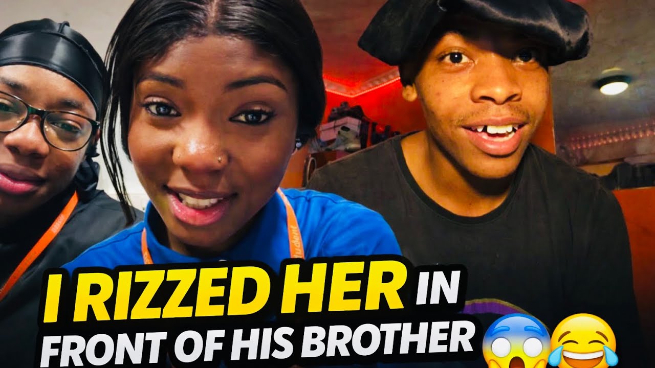 I RIZZED HER UP IN FRONT OF HER BROTHER 😱😂😂