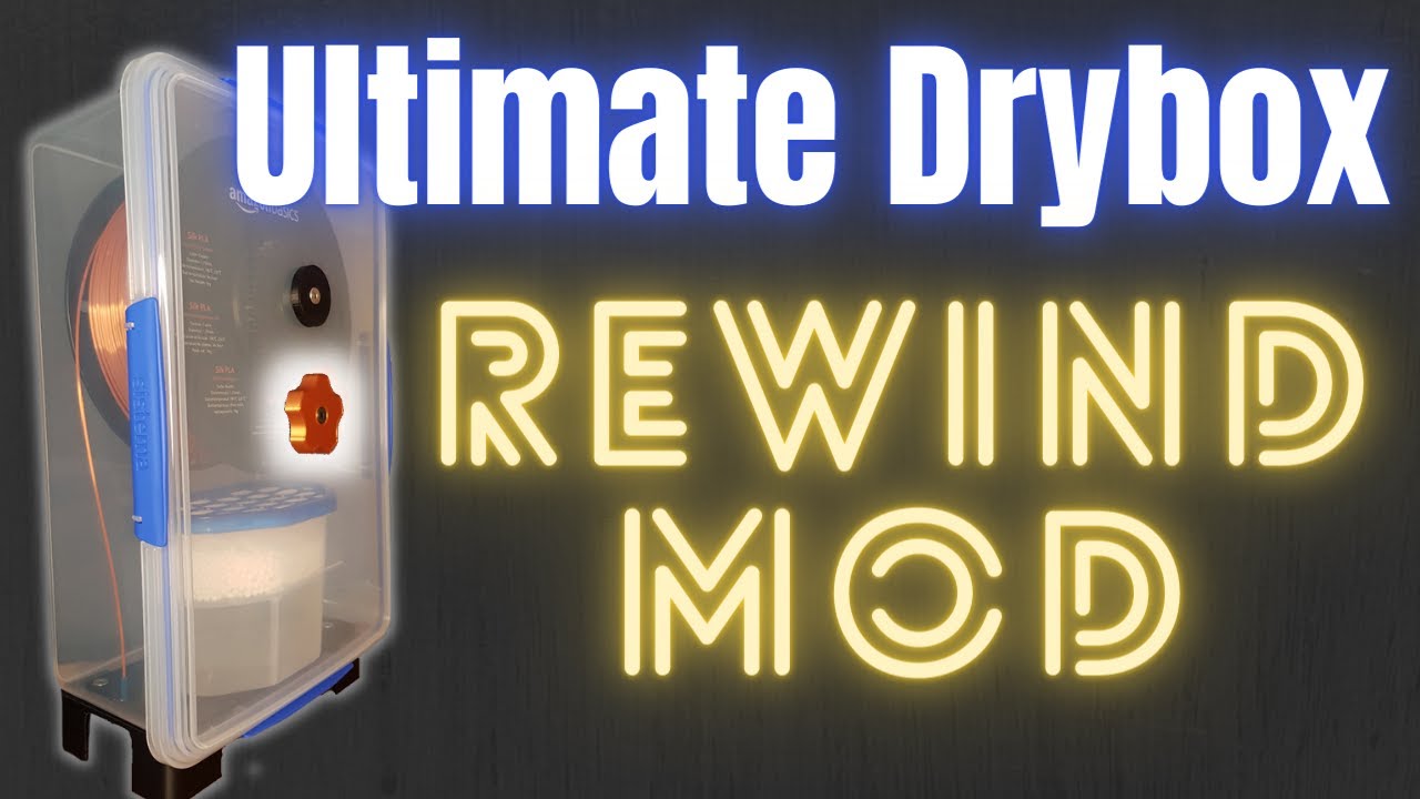 Ultimate Filament Dry Box Rewind Mod (теперь он идеален😁)