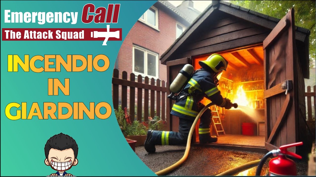 INCENDIO IN GIARDINO! 🧑‍🚒 | Emergency Call 112 - The Attack Squad | Full HD ITA
