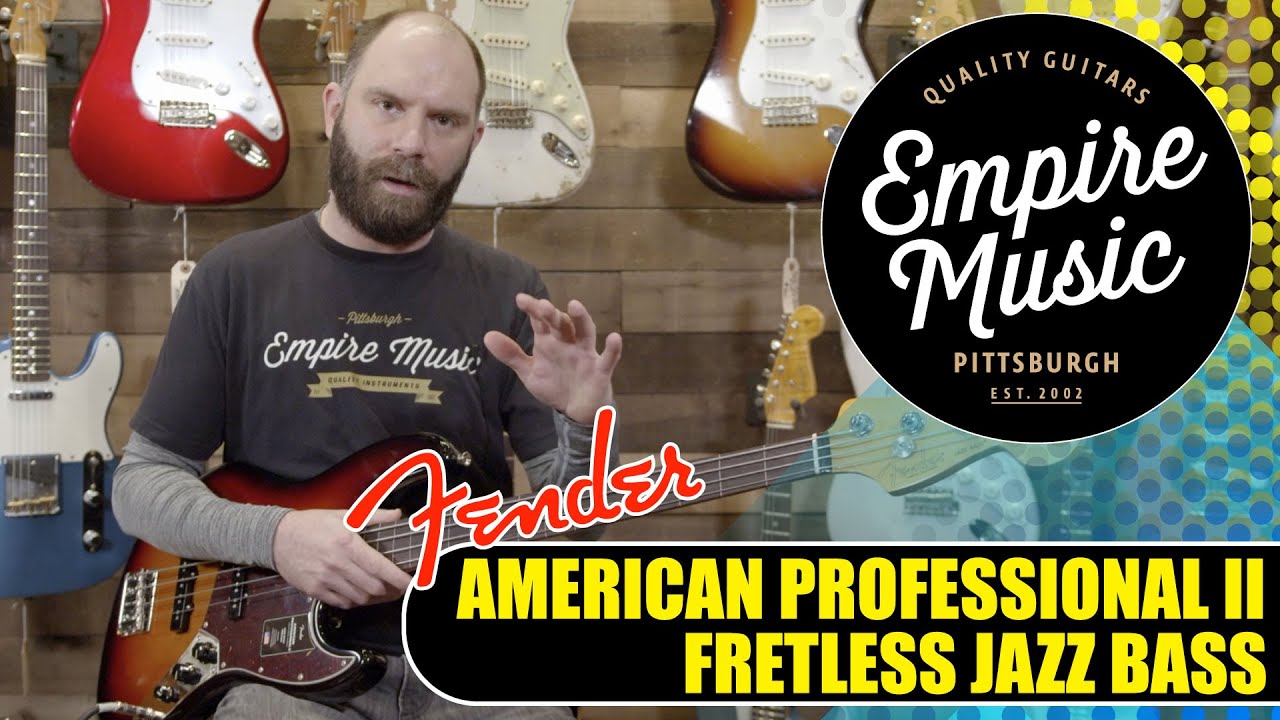 Fender American Professional II Fretless Jazz Bass - EMPIRE MUSIC