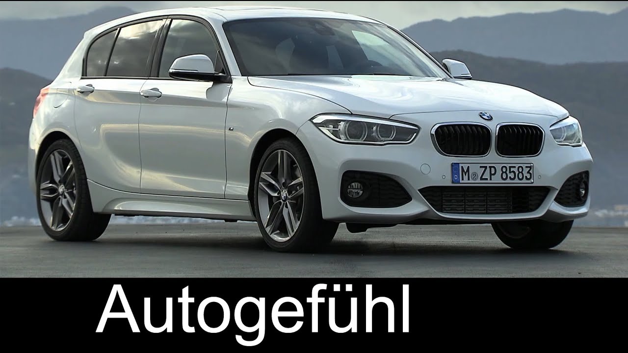 New BMW 1-Series 2015 Facelift BMW 1er driving shots exterior interior- Autogefühl