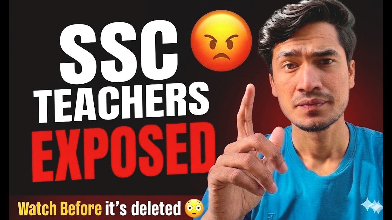 SORRY sir.......🙏🤬 || Dark Reality Of SSCCGL/CHSL Teachers