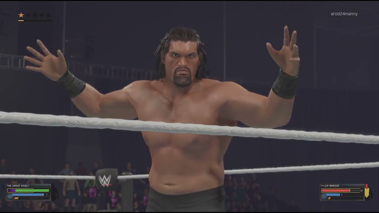 WWE 2K26. The Great Khali vs mystery opponent