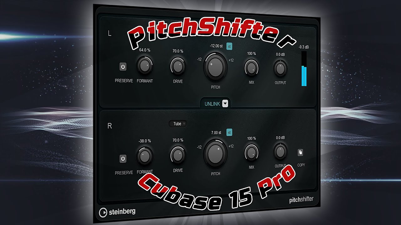 Pitch Shifter - Cubase 15 Pro..........غير خامة وطبقة الصوت باحتراف بدون اي تشويه