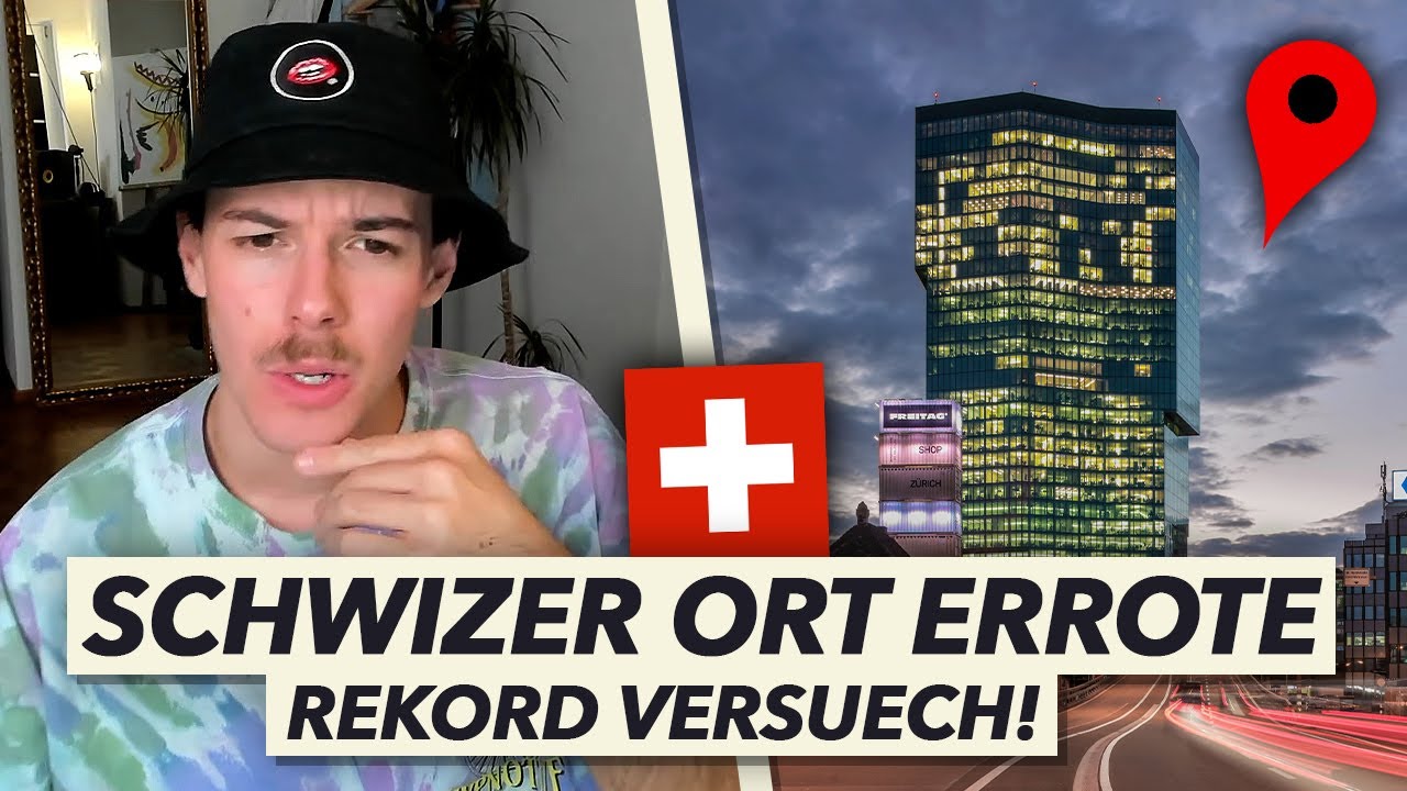 ORT in dr SCHWIZ errote 🇨🇭🤔 REKORD VERSUECH 🏆 | AdiTotoro Reaktion