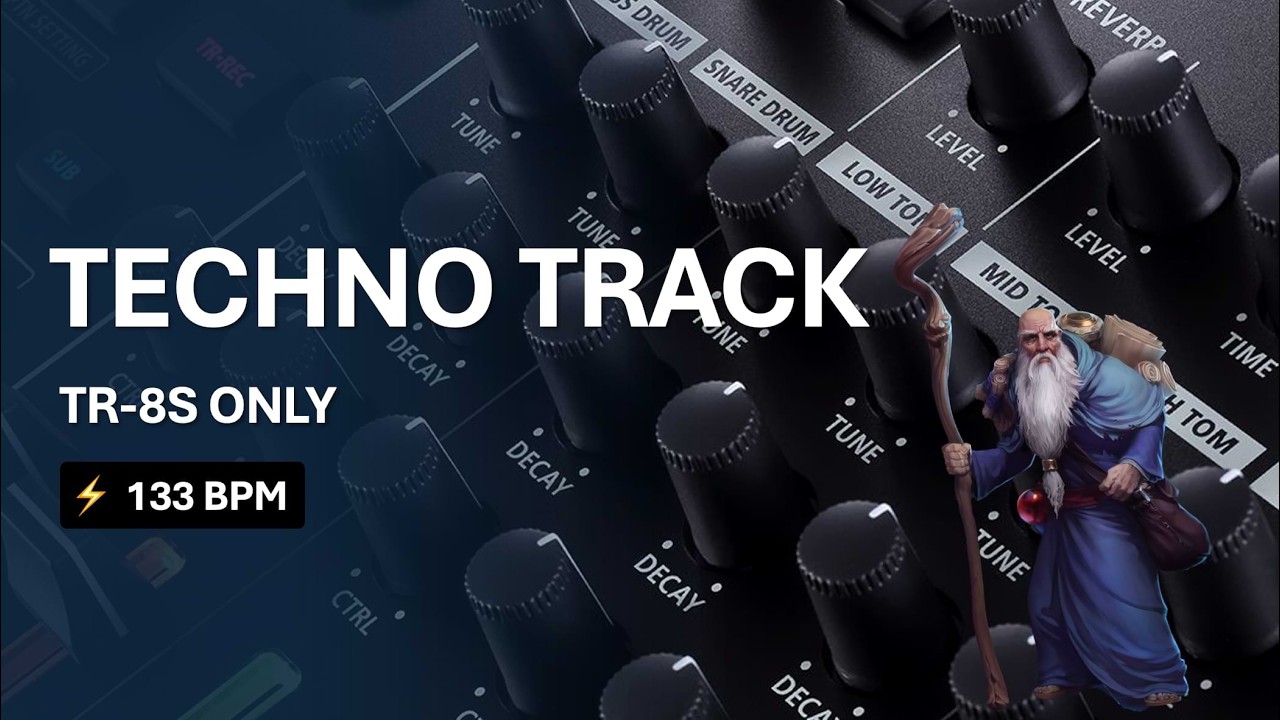Percussive/Acid Techno Track | TR-8s ONLY